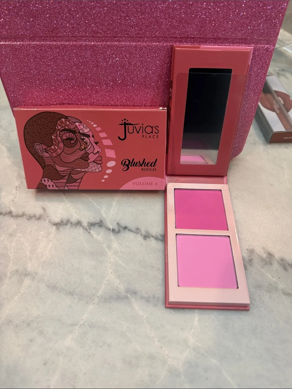 Juvia's Place Blushed Rouge Cheek Duo - Bright Pink & Light Pink